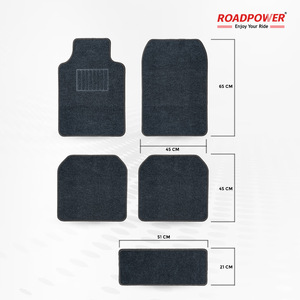ROADPOWER (RP-MAT-104) Juego de Alfombrillas Universales Premium para Auto de 5 Piezas, Resistentes, Antideslizantes, Protección para Todo Clima, Limpieza con Spray - Product Image 5