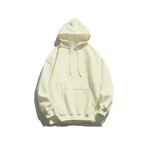 Wholesale 2025 Custom Logo French Terry Thick Heavyweight Oversized hoodies for Men Drop Shoulder 500 460 400 Gsm <b>Sweatshirt</b> - Product Image 3