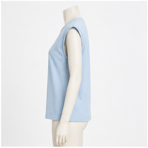 Camiseta de algodón de manga corta y cuello redondo para mujer, para uso diario - Product Image 2