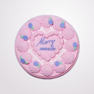 Base de maquillaje en cojín coreana Merimongde Happy Your Day Cushion 01 Ivory, base de maquillaje en cojín con efecto luminoso, cosméticos, base de maquillaje. - Product Image 5