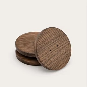 Simple Wood Coasters Set Minimal <b>Table</b> <b>Protector</b> Mats for Home Office Coffee <b>Table</b> Restaurant Hotel Bar Dining - Product Image 2
