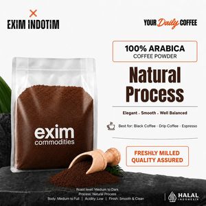 กาแฟอาราบิก้าพรีเมียมบดละเอียด 1 กก. ขายส่งจำนวนมาก รับผลิตแบรนด์ส่วนตัว สำหรับเอสเพรสโซ ผู้ส่งออกสินค้าเกษตร วัตถุดิบส่งออก อายุการเก็บรักษายาวนาน - Product Image 5