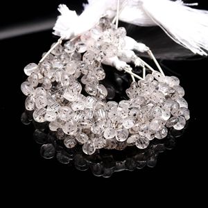 Natural Dot Quartz Carved Shell <b>Beads</b> Hand Carved Gemstone <b>Beads</b> Side Drilled Dot Quartz <b>Beads</b> Loose Gemstone <b>Beads</b> For Jewelry - Product Image 6