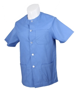 Ensembles d'uniformes médicaux personnalisés avec logo, rose clair, pour médecins et infirmières, en polyester/coton extensible, style jogger - Product Image 5