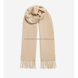 Bufanda de Acrílico Jacquard a Rayas Engrosada de 360g para Hombre, Chal de Invierno para Todas las Estaciones - Sencilla, Cálida, Transpirable, Ligera y Larga - Product Image 1