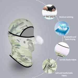 Masque balaclava tactique multifonctionnel, protection UV, tissu respirant, idéal pour le vélo, le ski et la randonnée - Product Image 1