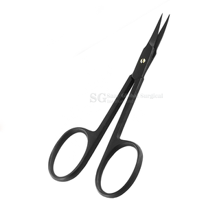 Ciseaux à cuticules russes professionnels de haute qualité, lames courbées, design pliable, acier inoxydable durable pour - Product Image 5