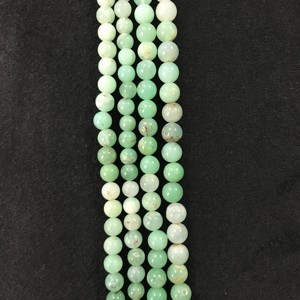 Cuentas Sueltas Lisas de Crisoprasa Verde de Grado AA de 6-7 mm, 100% Naturales, Certificadas por IGI, para Joyería, Piedras Naturales Vivaaz Gems - Product Image 2