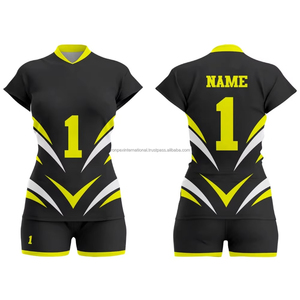 Uniforme de volley-ball unisexe 100% polyester, design personnalisé, dernier modèle à prix bas, Ronpex International RI-250, poids du tissu 120g - Product Image 1