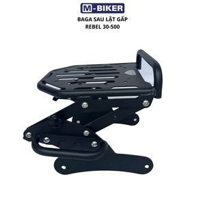 Porte-bagages arrière pliable et coulissant MBIKER PH KIN pour Rebel 300/500/1100 pour motos - Product Image 1