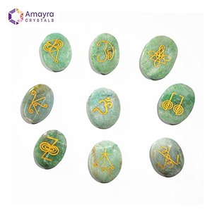 Piedras de Agate Amatista Reiki Karuna Ovaladas al por Mayor, Cristales Naturales Pulidos e Impermeables de Gujarat, India - Product Image 4