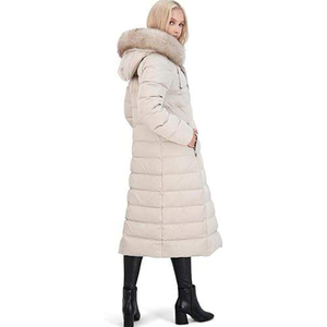 Wholesales <b>Winter</b> <b>Thick</b> Padding Long <b>Coats</b> with Fur Casual Wear Quilted Design Ladies Puffer <b>Coat</b> With Hood - Product Image 2