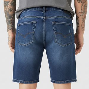 Shorts de Mezclilla Cortos y Ligeros al Por Mayor a Precio Accesible, Shorts de Mezclilla a la Moda con Logotipo Bordado Personalizado - Product Image 6