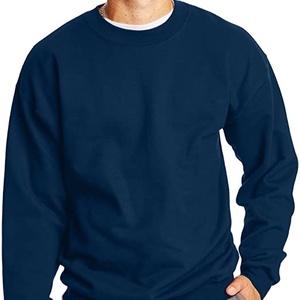 Sweat-shirt de sport pour homme, grande taille, manches longues, chaud, couleur unie, séchage rapide, tissu extensible, logo personnalisé - Product Image 1