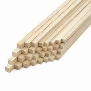 <b>Square</b> Dowels Natural <b>Wood</b> Craft Sticks for DIY Projects Freestanding Decorations Solid <b>Wood</b> <b>Square</b> Rods Solid <b>Wood</b> <b>Square</b> Dowel - Product Image 1