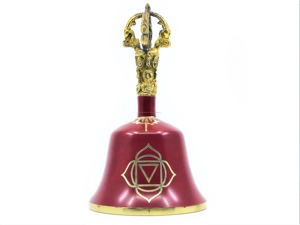 RED - MULADHARA <b>Tibetan</b> 7 Chakra <b>Bells</b> Buddhist Meditation <b>Bell</b> - Product Image 2