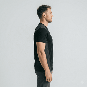 T-shirts pour hommes personnalisés, faible MOQ, 275G, en coton uni, col rond, manches courtes, t-shirts premium pour hommes, conception OEM - Product Image 3