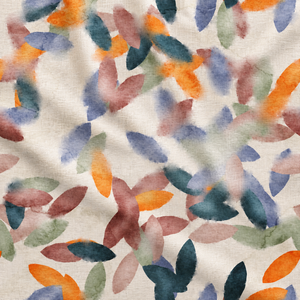 Marrakesh Flora Cotton-Flex Digital Tropical Eclectic Premium Slub <b>Fabric</b> Aura Botanical Digital Print Cotton-Flex - Product Image 2