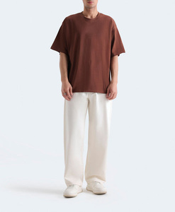 เสื้อยืดแขนสั้นผ้าฝ้ายถักพิมพ์ลายตามสั่งสำหรับผู้ชายแฟชั่นมาแรงใหม่ - Product Image 5