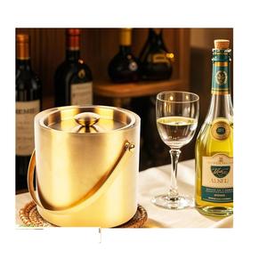 Seau à glace rond en aluminium galvanisé sur mesure, nouveau refroidisseur de bière, de champagne et de boissons - Product Image 2
