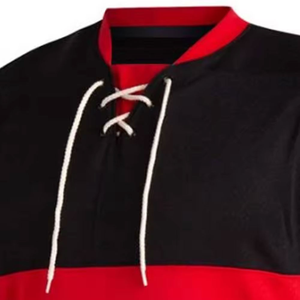 Maillot de hockey sur glace personnalisé pour adultes, manches longues, logo personnalisé, 100% polyester respirant, écologique, service OEM en stock - Product Image 3