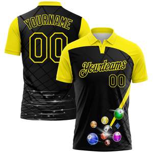 Premium Athletic Polo Shirt Manufacturer Lightweight Interlock Fabric Sublimation Printing Private <b>Label</b> Wholesale - Product Image 2