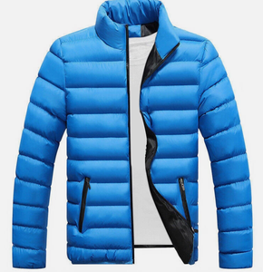 <b>Men</b> Hooded Lightweight Bubble <b>Jacket</b> Quilted <b>Warm</b> Casual Winter Full Zip Comfortable Regular Fit Waterproof Quick Dry Breathable - Product Image 5
