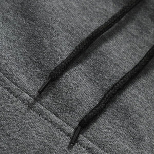 Sweat-shirt à capuche gris pour homme, coupe classique, en molleton français, design décontracté avec poche, vêtement d'automne - Product Image 5