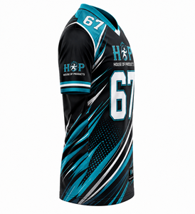 Jersey Premium para Fanáticos del Fútbol Americano, Uniforme Personalizado del Equipo, Impresión por Sublimación, Cuello en V, Secado Rápido, Transpirable - Product Image 2