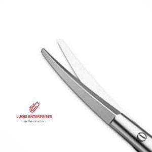 Tijeras Curvas Kaye Serradas SuperCut, Instrumento Quirúrgico de Acero Inoxidable, Corte de Precisión Fino, Herramienta para Cirugía General - Product Image 2