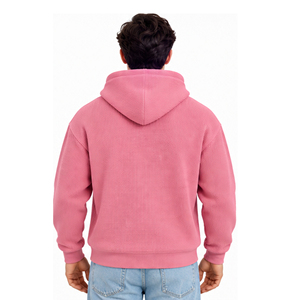 Sudadera con Capucha de Punto Waffle para Hombre, Informal, de Manga Larga, Térmica, para Deportes de Invierno, Ropa Urbana, Sudadera con Capucha Personalizada, Ropa al por Mayor - Product Image 6