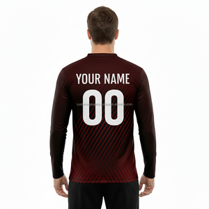 Nouveauté T-shirt à manches longues en coton 100% pour homme, style streetwear personnalisé, lourd, épaules tombantes, imprimé délavé - Product Image 4