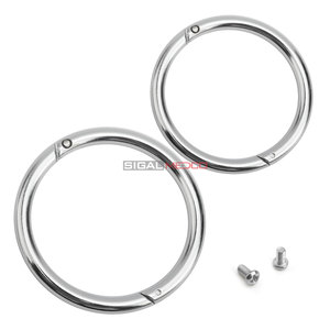 SIGAL MEDCO SM-VT-0404 Veterinary Bull <b>Nose</b> <b>Ring</b> Stainless Steel Heavy Duty Automatic Locking CE Certified Livestock <b>Nose</b> <b>Ring</b> - Product Image 1