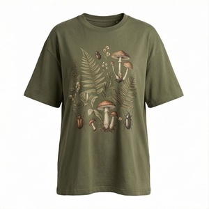 T-shirt ample en coton pour femme avec logo imprimé – T-shirt d'été tendance pour marques – Qualité supérieure, tissu respirant et doux - Product Image 1