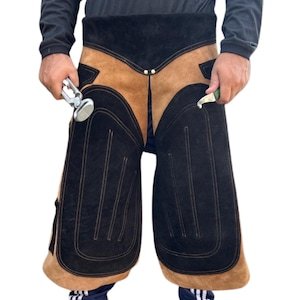 Delantal Profesional para Herrador, Pantalones de Cuero para Herrar Caballos, Babero de Seguridad para Herrería, Equipo Resistente para el Cuidado de Pezuñas de GUJJAR SURGICAL - Product Image 3