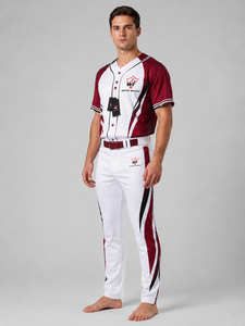 Uniforme de baseball personnalisé, vêtements de sport d'équipe, maillot de baseball de haute qualité et pantalon assorti, respirant, durable, léger - Product Image 4