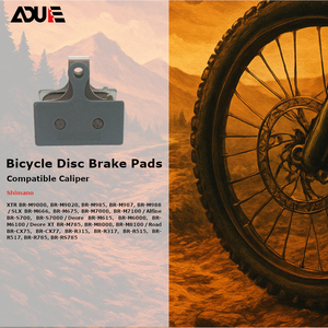 Plaquettes de frein à disque durables pour vélos, puissance de freinage silencieuse pour VTT et vélos électriques E1157 - Product Image 2