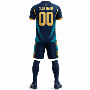 Kit de football OEM, meilleur design, kit de football respirant, nouvelle arrivée, kit de football personnalisé en couleur - Product Image 3