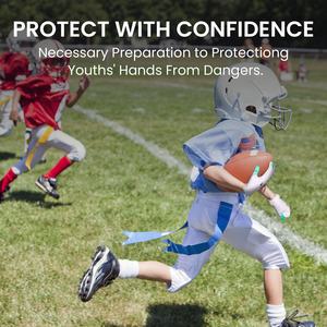 Guantes de Fútbol Americano de Neopreno Elástico, Transpirables, Ligeros, con Protección Adecuada, Agarre Firme, Absorción de Humedad y Secado Rápido - Product Image 6