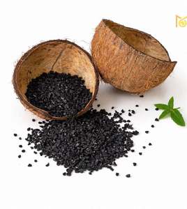 Carbón Activado en Venta Vitronexa Carbon 6x12 Carbón Activado de Cáscara de Coco 99% Pureza Recuperación de Oro Alto CTC Grado Minero India - Product Image 2