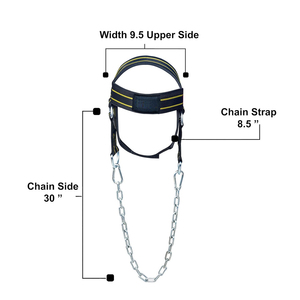 Nouvel Arrivage Harnais de Musculation Portable en Néoprène pour la Tête et le Cou avec Chaîne en Acier Respirant et Durable pour Exercices de Musculation - Product Image 4