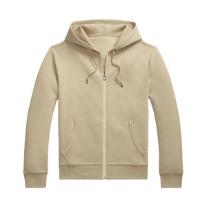 Sweats à capuche zippés pour hommes en gros personnalisés, tendance, 100% coton, décontractés, respirants, streetwear, écologiques, sweats à capuche zippés pour hommes - Product Image 1