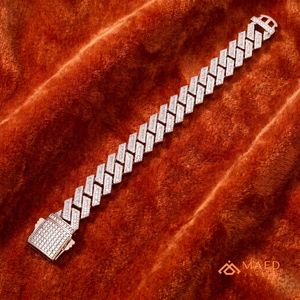 Pulsera de Cadena Fina con Moissanita en Oro Rosa, Joyería de Moda de Los Ángeles, Regalo Elegante para Uso Diario - Product Image 3