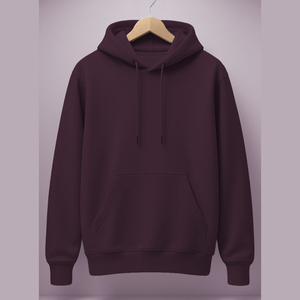 Sudadera con Capucha al por Mayor, de Color Liso, de Algodón French Terry, Casual, para Otoño, Ajuste Regular, con Bolsillo, Manga Regular - Product Image 4