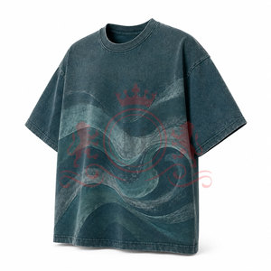 เสื้อยืดทรงหลวมสไตล์วินเทจยุคใหม่ สีซีดแบบซันเฟด ตัดเย็บด้วยผ้าฝ้ายคุณภาพพรีเมียม - Product Image 4