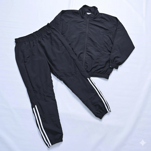 Custom Logo Men's Windbreaker Tracksuit <b>Set</b> Lightweight <b>Waterproof</b> Sports Suit Full Zip Training Jacket and Jogger Pants - Product Image 4