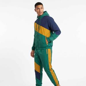 Custom Water Resistant Windbreaker Set <b>Mens</b> Nylon Streetwear Jacket Pants Wholesale for US Retail Buyers - Product Image 3