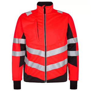 Orange Colored Reflective Softshell <b>Waterproof</b> Safety Jackets Hi Visibility Traffic Security Construction <b>Work</b> wear Jackets - Product Image 1