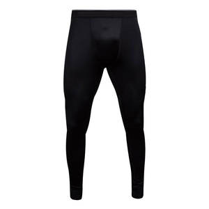 Leggings de compression intégrale pour homme, noir uni, en spandex et nylon, taille élastique, design sans couture, pour la salle de sport et l'entraînement - Product Image 5