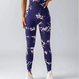 Leggings pour femmes sur mesure, best-sellers, vêtements de fitness respirants, séchage rapide, flexibles, en spandex/polyester, longueur genou, personnalisés - Product Image 1